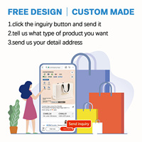 Op maat gemaakte logo sieraden cosmetica luxe verpakkingszakken cadeauzakjes voor bruiloftsgeschenken met strikband handvatten
