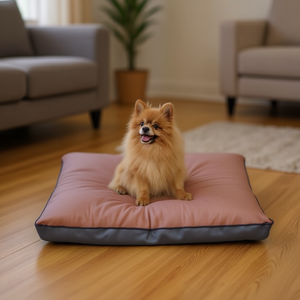 Cuccia per Cani di Alta Qualità in Seta Grigia Spessa 10CM, 70*50CM - Product Image 3