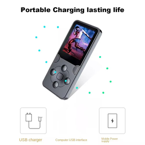 Lecteur MP3 portable mini avec écran de 1,8 pouce, design pour étudiants, lecteur de musique HiFi sans perte, batterie de 15 heures et stockage extensible - Product Image 2