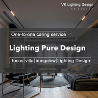 Décoration de maison moderne toute la maison peut être personnalisée sans la lampe principale Type Led linéaire magnétique lumière de piste