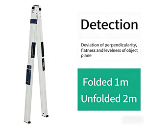 Règle de nivellement murale en alliage d'aluminium pliable de haute précision <span class=keywords><strong>2M</strong></span> avec <span class=keywords><strong>niveau</strong></span> <span class=keywords><strong>à</strong></span> <span class=keywords><strong>bulle</strong></span> - Product Image 4