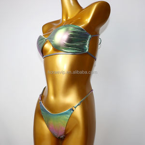 S623 Conjunto <span class=keywords><strong>de</strong></span> <span class=keywords><strong>Bikini</strong></span> <span class=keywords><strong>de</strong></span> dos piezas Tie Dye Impresión Traje <span class=keywords><strong>de</strong></span> baño Diseñador Traje <span class=keywords><strong>de</strong></span> baño brasileño <span class=keywords><strong>Tela</strong></span> reflectante iridiscente Ropa <span class=keywords><strong>de</strong></span> playa - Product Image 3