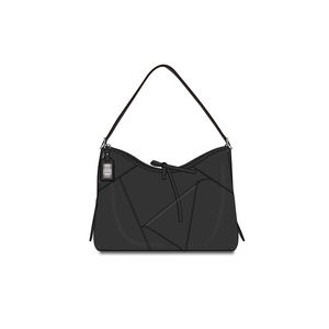 Sac fourre-tout décontracté pour femme en cuir véritable Jianghu Original Design, style seau ouvert en polyester imperméable, poignée souple, 20-35L - Product Image 5