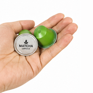 Matcha pods Nes presso compatible, organic green tea capsules custom flavors available for wholesale - Product Image 1