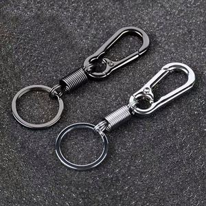 Wholesale Luxury Business Gifts Spring Keychain with Enamel Mountain Buckle Metal Material for Car <b>Backpack</b> Keyholder - Product Image 6