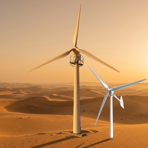Aerogenerador Horizontal de Alta Calidad de 200kW, 3 Fases, 400V, con Rotor de 22m de Diámetro, 3 Aspas, Material FRP - Product Image 5