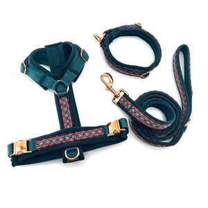 Dapat disesuaikan rompi anjing <span class=keywords><strong>Neoprene</strong></span> gaya Bohemian dapat disesuaikan rompi anjing berbentuk Y tanpa tarikan perlengkapan hewan peliharaan Fashion grosir - Product Image 3