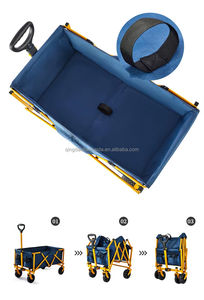 Chariot pliable robuste pour le camping, la plage et le jardin - Product Image 4