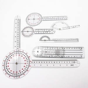Set di righello in plastica misura ossea goniometro medico per fisioterapia - Product Image 2