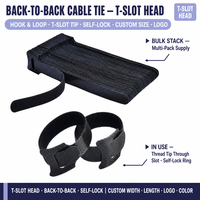 Attaches-câbles en polyester noir les plus vendus, réglables et réutilisables pour la maison ou le bureau, attaches auto-agrippantes pour le chargement sur bureau