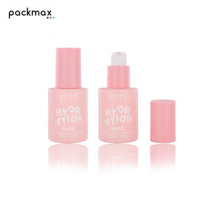 25ml Cylindrical Glass Bottle External Screw Cap Eco-Friendly Non-Spill Refillable Luxury for Foundation <b>Sunscreen</b> Base Makeup - Product Image 1