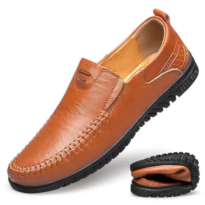 custom dress shoes men genuine leather loafer and belts men's dress shoes & oxford men leather shoes