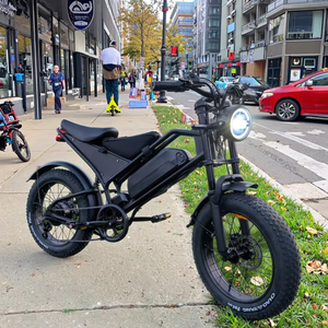 Talaria Bicicleta de Montaña Eléctrica de 7 Velocidades, Cuadro de Aluminio Todoterreno, Motor de Buje Trasero sin Escobillas, Batería de Litio, 48V, Certificado por UL - Product Image 1