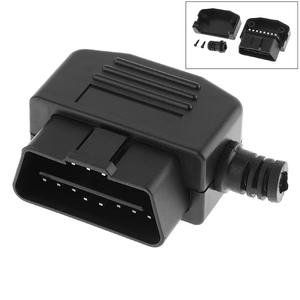Xe <span class=keywords><strong>OBD2</strong></span> nối cắm 16pin j1962m 16pin OBD II <span class=keywords><strong>OBD2</strong></span> ô tô Nam thiết bị đầu cuối vỏ công cụ Chẩn đoán - Product Image 4