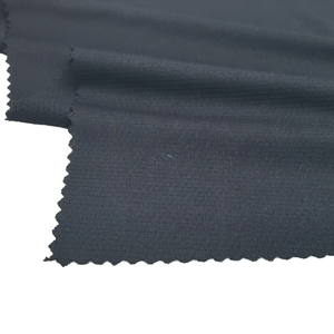 T100 thoáng khí Polyester jacquard lưới vải nhẹ mềm sang trọng Jersey cho Activewear chống tĩnh đồng bằng dệt kim dệt - Product Image 1