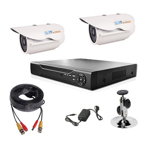 Kit de système de surveillance HJSCCD, caméra HD 2 canaux avec vision nocturne pour la sécurité domestique - Product Image 4