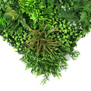 Plantas Artificiales Decoracion felce appesa a parete esterna appesa foglie verdi appese piante artificiali finta pianta - Product Image 3