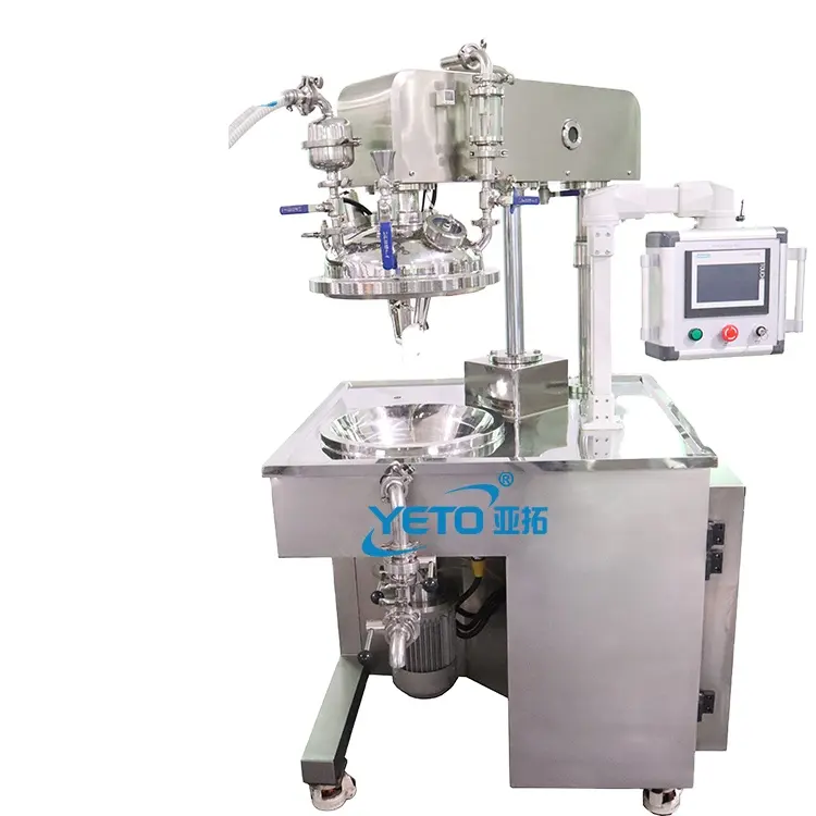 Alta qualità 10L laboratorio vuoto emulsionante macchina laboratorio alta taglio omogeneizzatore mixer attrezzature