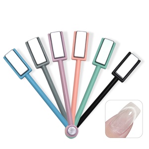 Stylo aimanté double-tête en plastique pour gel UV effet œil de chat, outil de manucure multifonctionnel pour salon et design d'ongles - Product Image 1