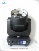 Mini œil d'abeille haute puissance 6x40w Lyre, projecteur de faisceau Led RGBW Zoom avec puissance et œil B mobile Dmx