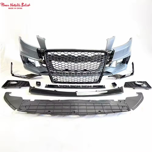 Kit carrosserie de pare-chocs avant style RS4 B9 avec calandre noire pour <span class=keywords><strong>Audi</strong></span> A4 <span class=keywords><strong>S4</strong></span> B8 2008 2009 2010 2011 2012 - Product Image 1