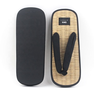 Custom di <span class=keywords><strong>paglia</strong></span> pantofola Giapponese coperta tatami pantofola, Eco-amico di Qualità Nero flip flop per la struttura hotel pantuflas - Product Image 5