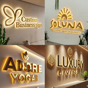 Enseigne lumineuse personnalisée en lettres métalliques 3D à LED frontales pour salle de sport, restaurant, boulangerie, hôtel, salon de coiffure, devanture de magasin, restauration rapide - Product Image 2