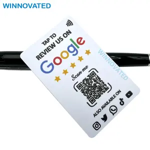 Competitive Price Programmable Google Reviews Card NFC Google Card