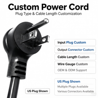 Câble d'alimentation personnalisé 3 broches 220V 10A, rallonge électrique avec conducteur en cuivre pur, isolation PVC, pour appareils électroménagers et prises PDU