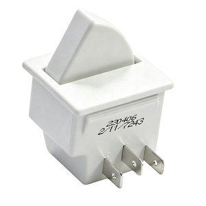 3 PIN 5A 125VAC/2.5A 250VAC Momentary Normal Open Push Button Refrigerator <strong>Door</strong> <strong>Switch</strong> for Whirlpool NC Press <strong>Door</strong> <strong>Switch</strong> - Product Image 1