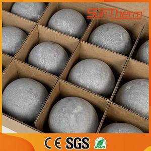 Bolas de fuego de cerámica gris para interiores de casas modernas - Product Image 2