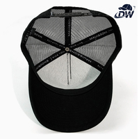 Gorra de béisbol de malla con logotipo personalizado al por mayor, impresión por transferencia térmica, 5 paneles, poliéster y algodón, estilo urbano