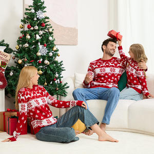 Factory Christmas Sweater for Women <strong>Men</strong> Kids Cute Family Matching Pullover Knit <strong>Jumpers</strong> for Holiday Party - Product Image 2