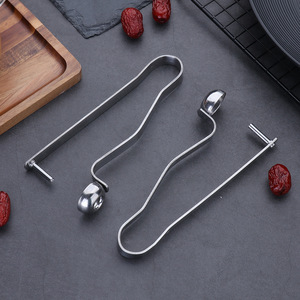 Outil de cuisine portable en acier inoxydable Syh396 pour dénoyauteur de cerises, dattes rouges et hawthornes, vente en gros - Product Image 4