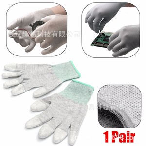 Gants antistatiques enduits, en nylon, texture lisse, pour utilisation en usine - Product Image 5