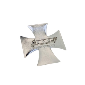 Distintivo Massonico Tedesco in Metallo, Spilla Massonica, Medaglia della Fraternità con Emblema 'Non Arrendersi Mai', Distintivi Massonici Deutschland - Product Image 2