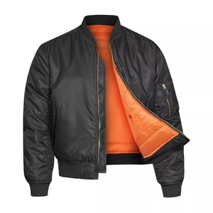 Pakistan fabricant Style décontracté hiver Bomber veste hommes doudoune fermeture éclair imperméable couleur unie personnalisable XL - Product Image 2