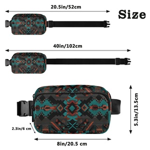 Nueva llegada: Riñonera deportiva unisex de poliéster impermeable con logo personalizado para correr - Product Image 2