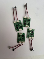 2 modules de microphone à réseau pour l'absorption du son et la réduction du bruit, positionnement de la source sonore avec amplificateur de puissance