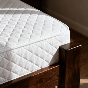 Protector de Colchón Doble Premium de Poliéster CHENHONG al por Mayor - Calidad de Hotel de 5 Estrellas, Diseño Acolchado Liso, Antiácaros - Product Image 3