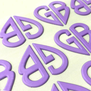 Miễn Phí Thiết Kế Tùy Chỉnh Túi Quần Áo Cao Su Vá T-Shirt Dập Nổi 3D Logo Lớn lên Cao Su Silicone Truyền Nhiệt Nhãn - Product Image 2