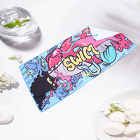 Serviette de plage personnalisée avec logo, impression personnalisée, livraison rapide, grande serviette de plage d'été en microfibre, vente en gros