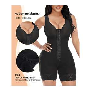 ชุดกระชับสัดส่วนผู้หญิงแบบยาวครึ่งต้นขา ยี่ห้อโคลอมเบีย ไซส์ XS มีสามสีให้เลือก พร้อมเทคโนโลยีการปรับรูปร่างให้เรียบเนียน ผลิตในประเทศจีน - Product Image 4