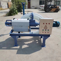 Séparateur de liquide solide Machine de séchage de fumier de vache poulet porc Machine de déshydratation de fumier de bouse