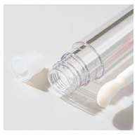 Tube de gloss à lèvres personnalisé FENGYUAN de 4,5 ml avec porte-clés, contenant cosmétique en plastique pour correcteur liquide, blush, huile à lèvres