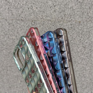 Best-seller de luxe Placage 3D S Motif d'ondulation de l'eau TPU Cellule Mobile <span class=keywords><strong>Antichoc</strong></span> Téléphone Cas pour <span class=keywords><strong>iPhone</strong></span> 11 12 13 14 15 Pro Max - Product Image 5