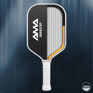Raquette de pickleball AMA SPORT haut de gamme en fibre de carbone Kevlar avec structure de bord <span class=keywords><strong>double</strong></span> mousse Power Core, approuvée par l'USAPA - Product Image 1