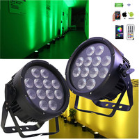 Projecteur PAR LED sur batterie sans fil DMX, 12*18W, étanche pour extérieur, éclairage de scène LED
