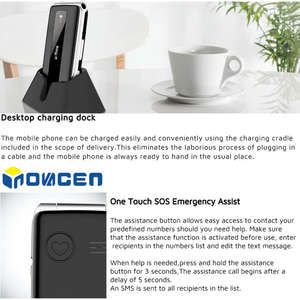 <span class=keywords><strong>Artfone</strong></span> MTK 2G Senior Flip Phone avec S0S Key Speed Dial Charging Cradle/Big Font Big Speaker Long Standby 2.4 ''Big Display - Product Image 3