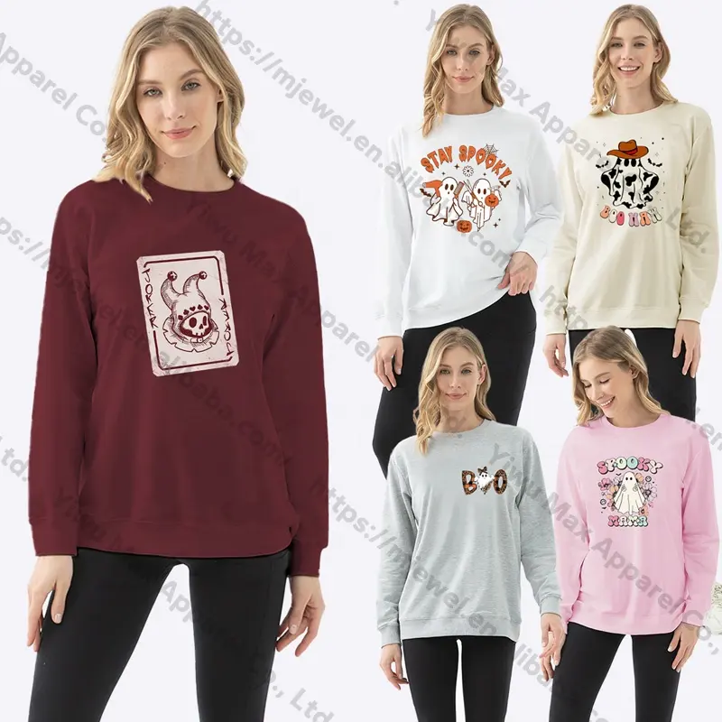 custom logo women pullover Halloween style adult costume halloween t-shirt clothing costume women 2024 products for halloween